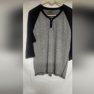 American Rag Navy and Heather Henley Shirt